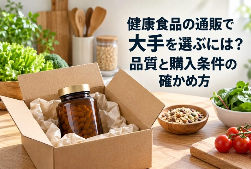 画像315：健康食品の通販で大手を選ぶには？品質と購入条件の確かめ方